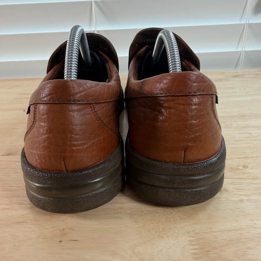 Mephisto Loafers Men's Dark Brown Leather Slip-On Round Toe Casual - 11.5